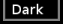 CSS Style Choice Light Text on Dark Background